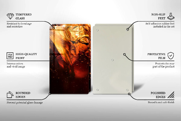 Zaščitna plošča za štedilnik Cola pijača z ledom