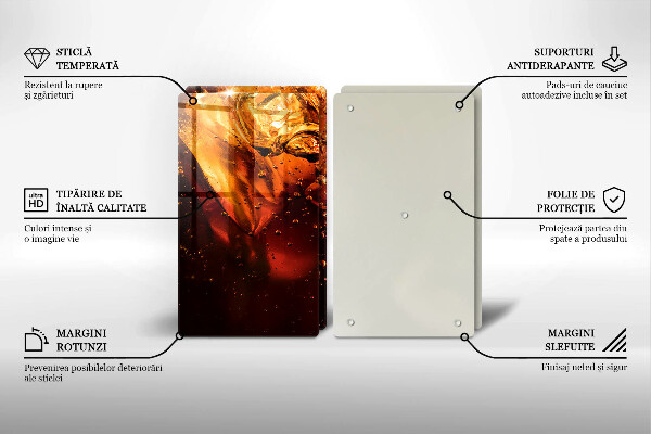 Zaščitna plošča za štedilnik Cola pijača z ledom