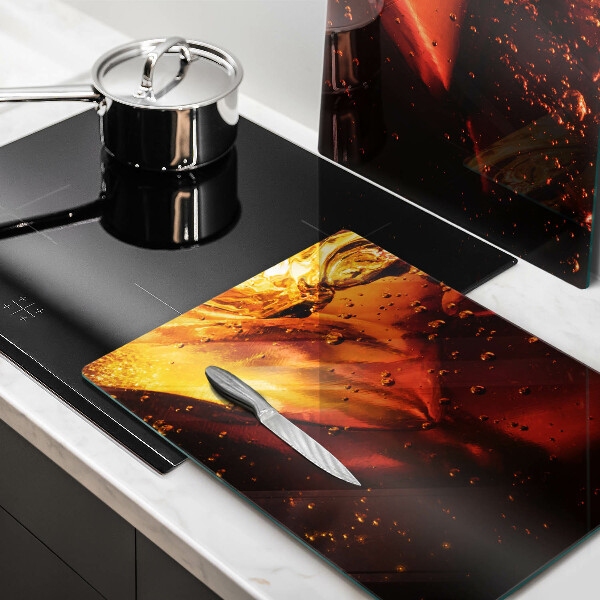 Zaščitna plošča za štedilnik Cola pijača z ledom