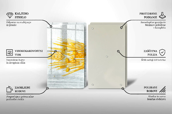 Zaščitna plošča za štedilnik Testenine