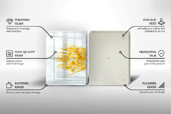 Zaščitna plošča za štedilnik Testenine