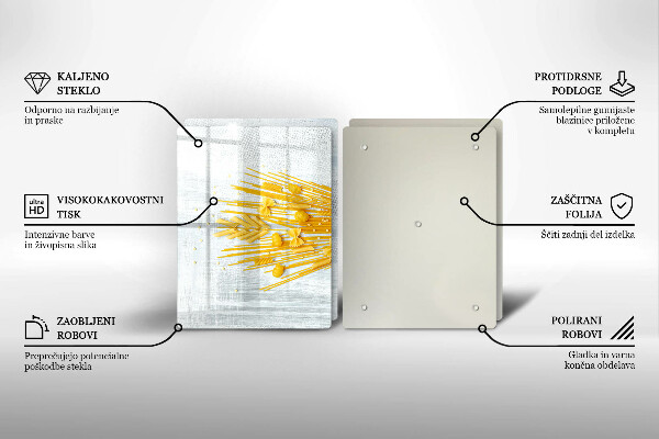 Zaščitna plošča za štedilnik Testenine