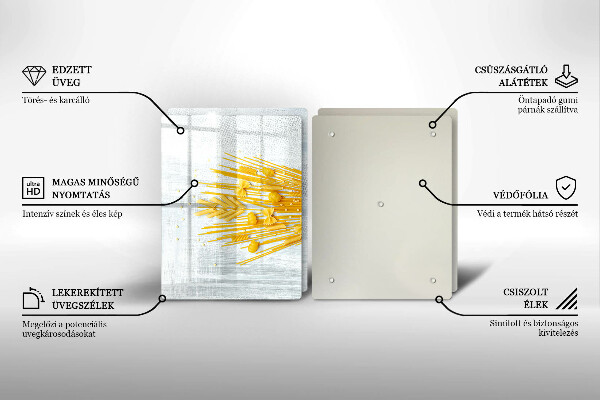 Zaščitna plošča za štedilnik Testenine