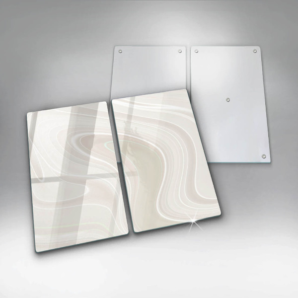 Zaščitna plošča za štedilnik Kremasta tekstura