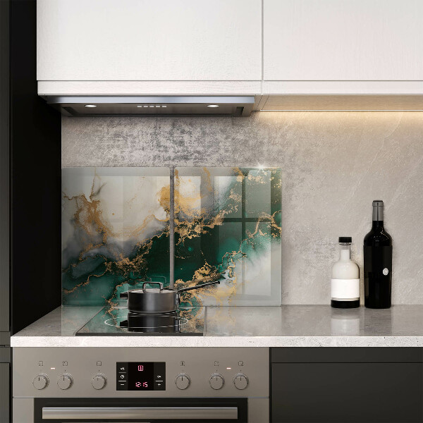 Zaščitna plošča za štedilnik Večbarvni marmor