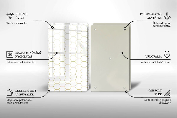 Zaščitna plošča za štedilnik Abstraktni vzorci