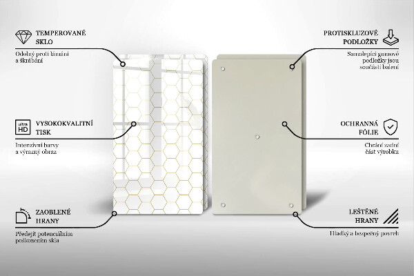 Zaščitna plošča za štedilnik Abstraktni vzorci