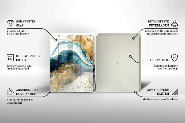 Zaščitna plošča za štedilnik Barvit marmor