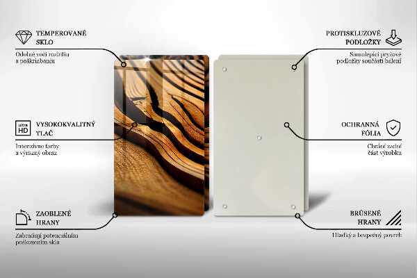 Zaščitna plošča za štedilnik Lesni štor