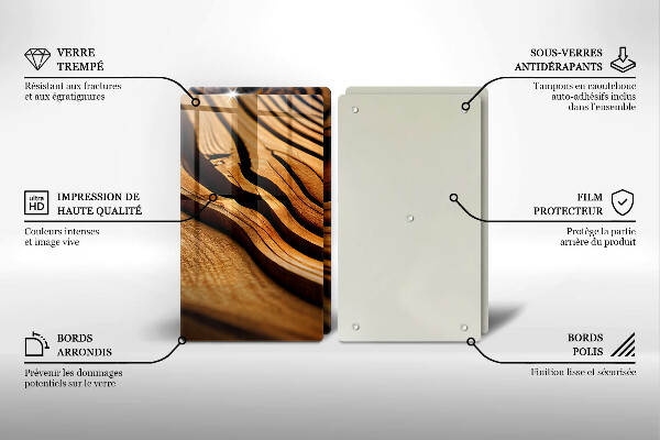 Zaščitna plošča za štedilnik Lesni štor