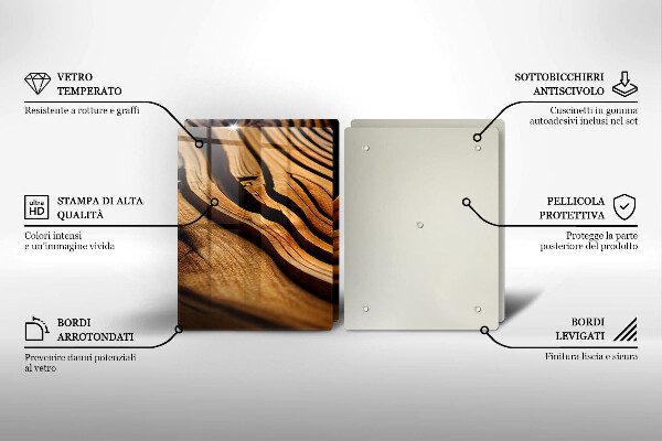 Zaščitna plošča za štedilnik Lesni štor