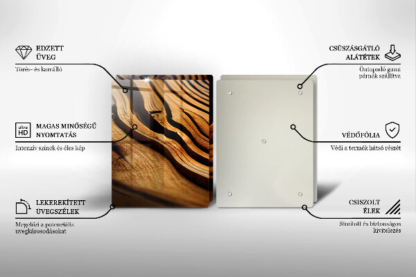 Zaščitna plošča za štedilnik Lesni štor