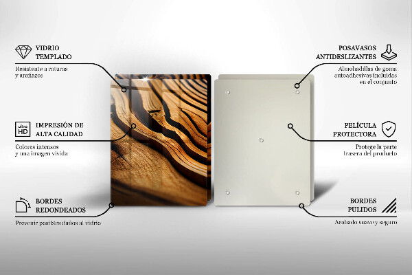 Zaščitna plošča za štedilnik Lesni štor
