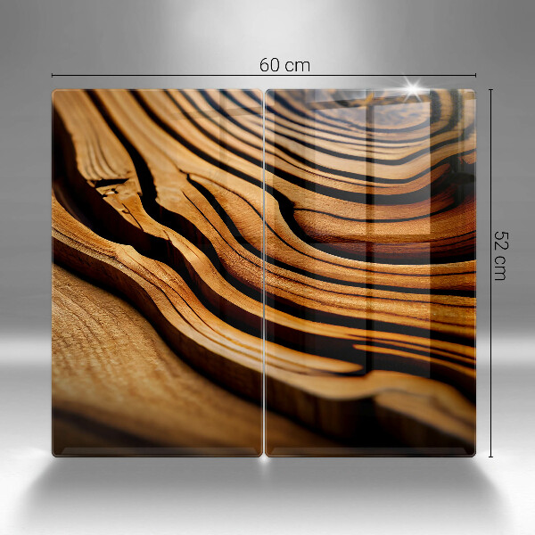 Zaščitna plošča za štedilnik Lesni štor