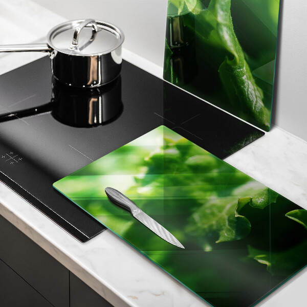 Zaščitna plošča za štedilnik Solatni listi