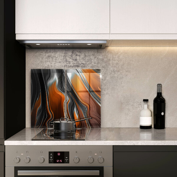 Zaščitna plošča za štedilnik Abstraktni vzorec