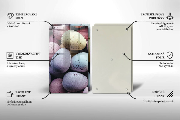 Zaščitna plošča za štedilnik velikonočna jajca