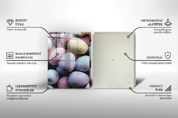 Zaščitna plošča za štedilnik velikonočna jajca