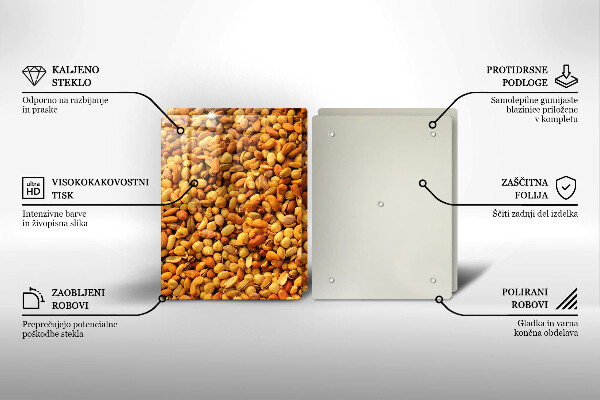Zaščitna plošča za štedilnik Mešanica orehov