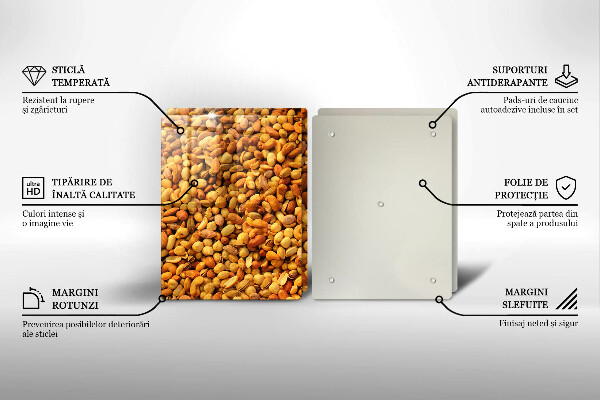 Zaščitna plošča za štedilnik Mešanica orehov