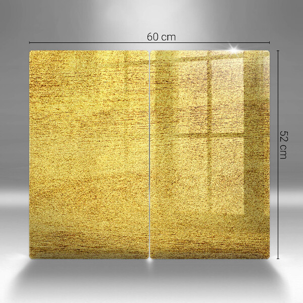 Zaščitna plošča za štedilnik Rumena abstrakcija