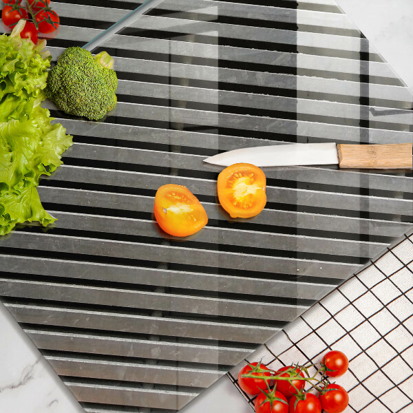 Zaščitna plošča za štedilnik Kovinske črte