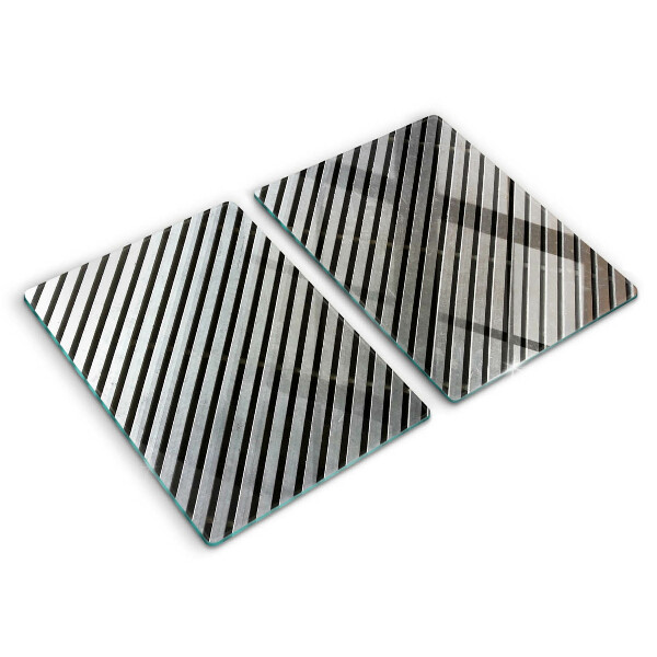 Zaščitna plošča za štedilnik Kovinske črte