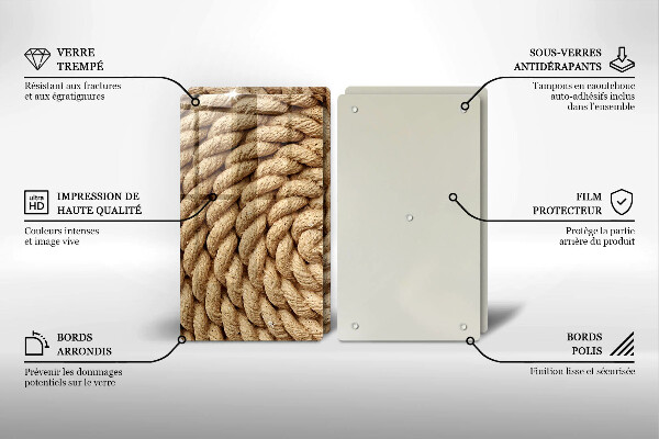 Zaščitna plošča za štedilnik Zvita vrv