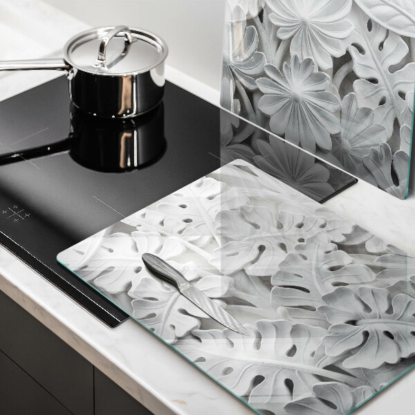 Zaščitna plošča za štedilnik Bele rože