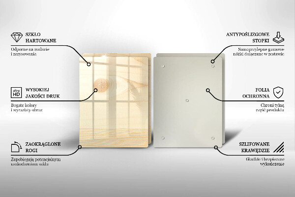 Zaščitna plošča za štedilnik Lesena deska