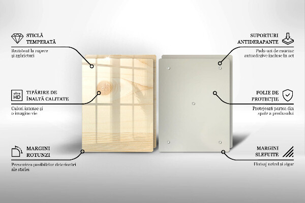 Zaščitna plošča za štedilnik Lesena deska