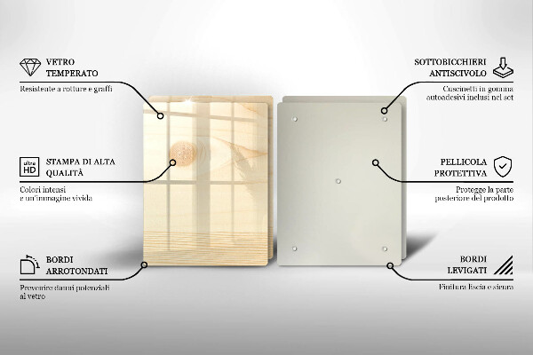 Zaščitna plošča za štedilnik Lesena deska