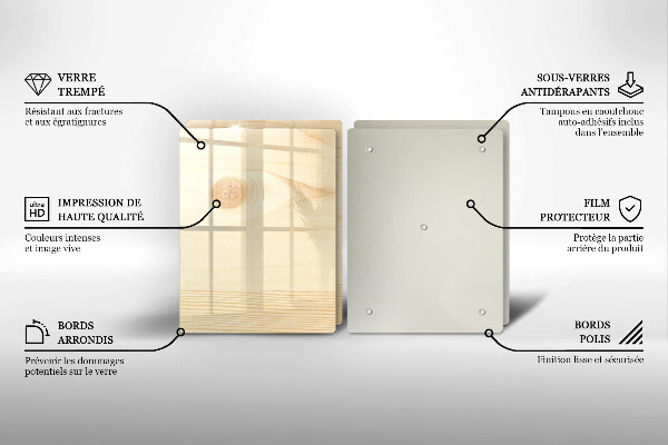 Zaščitna plošča za štedilnik Lesena deska