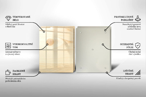 Zaščitna plošča za štedilnik Lesena deska