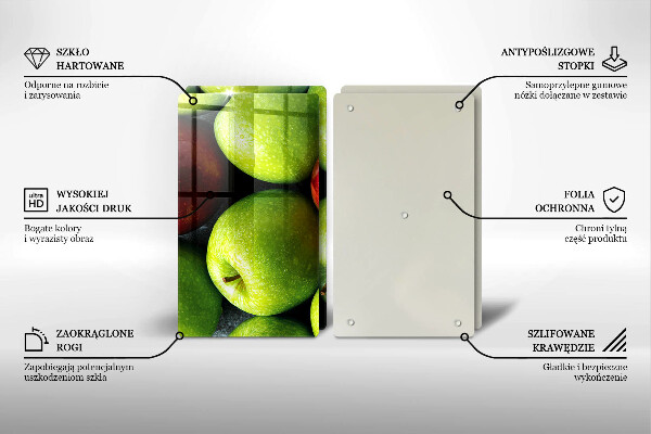 Zaščitna plošča za štedilnik Sočna jabolka