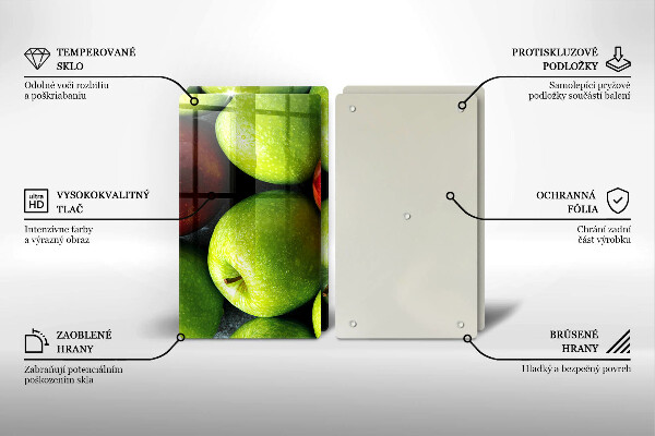 Zaščitna plošča za štedilnik Sočna jabolka