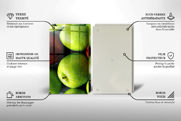 Zaščitna plošča za štedilnik Sočna jabolka