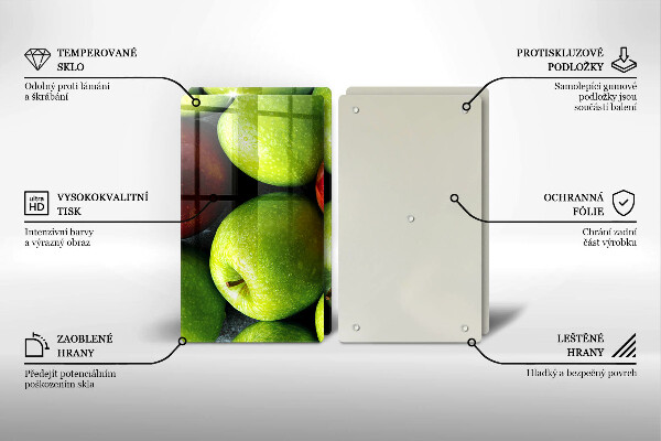Zaščitna plošča za štedilnik Sočna jabolka