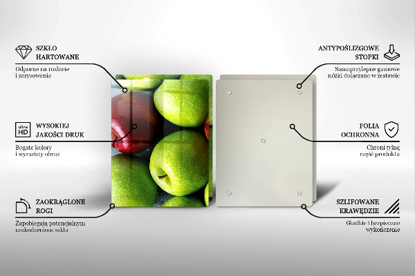 Zaščitna plošča za štedilnik Sočna jabolka