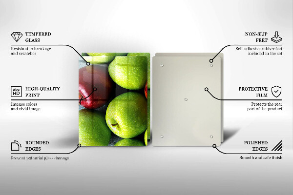 Zaščitna plošča za štedilnik Sočna jabolka