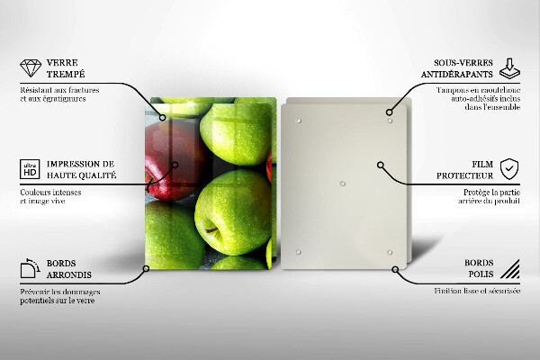 Zaščitna plošča za štedilnik Sočna jabolka