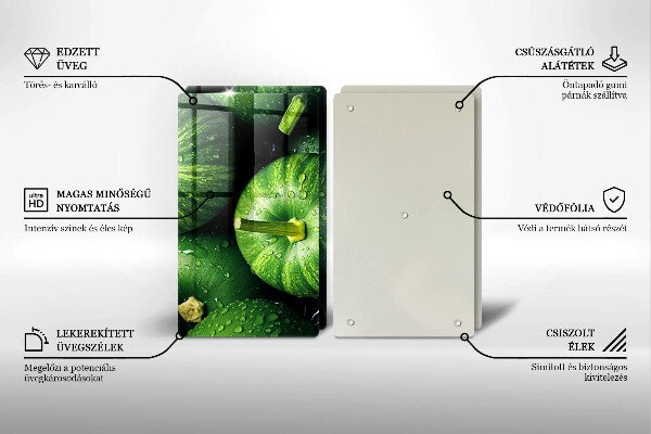 Zaščitna plošča za štedilnik Zelene buče