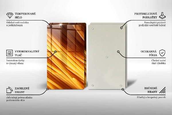 Zaščitna plošča za štedilnik Špageti testenine