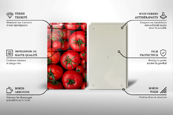 Zaščitna plošča za štedilnik Paradižnik