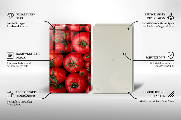 Zaščitna plošča za štedilnik Paradižnik