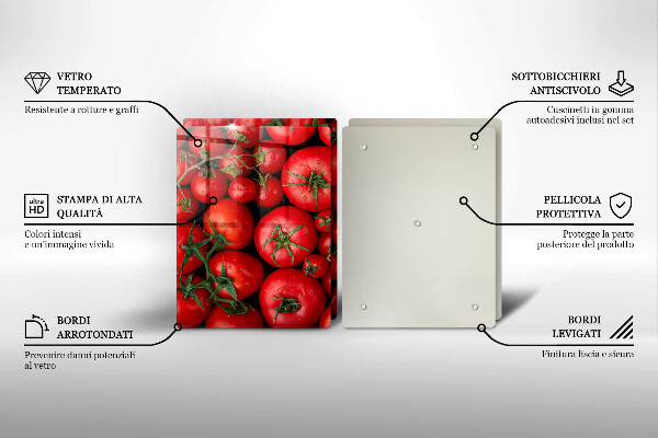 Zaščitna plošča za štedilnik Paradižnik