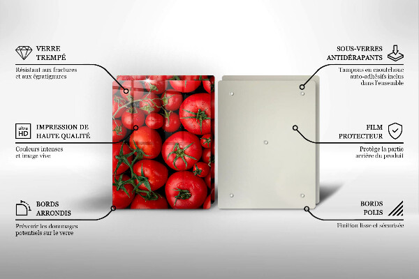 Zaščitna plošča za štedilnik Paradižnik