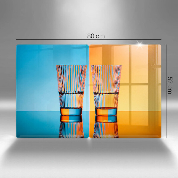 Zaščitna plošča za štedilnik Dva kozarca vode