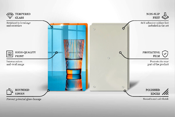 Zaščitna plošča za štedilnik Dva kozarca vode