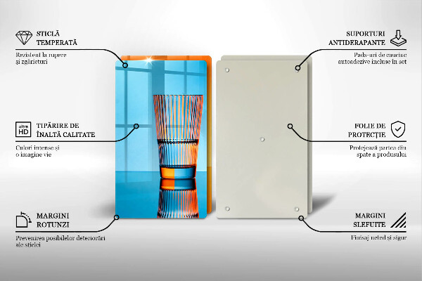 Zaščitna plošča za štedilnik Dva kozarca vode